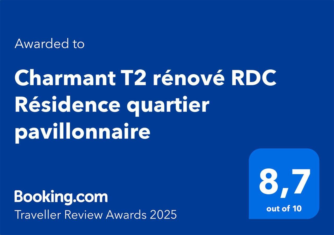 Charmant T2 rénové RDC Résidence quartier pavillonnaire Argelès-Gazost Exterior foto